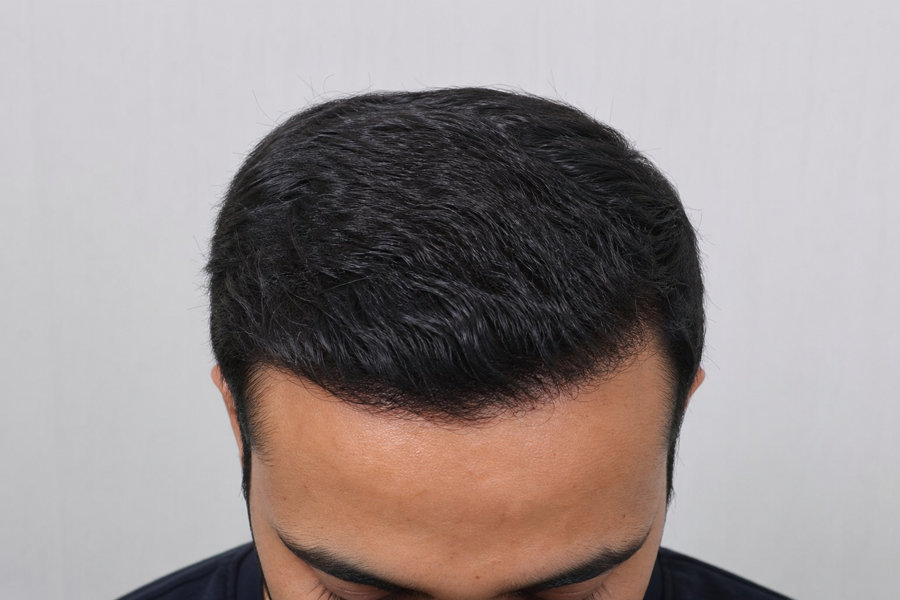 Amit K. after hair transplant